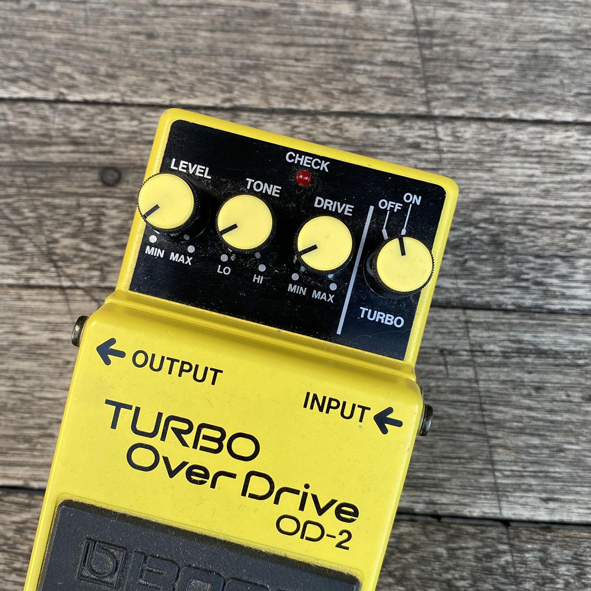 OD-2 TURBO Over Drive 1985年製 BOSS ギター用エフェクター オーバー