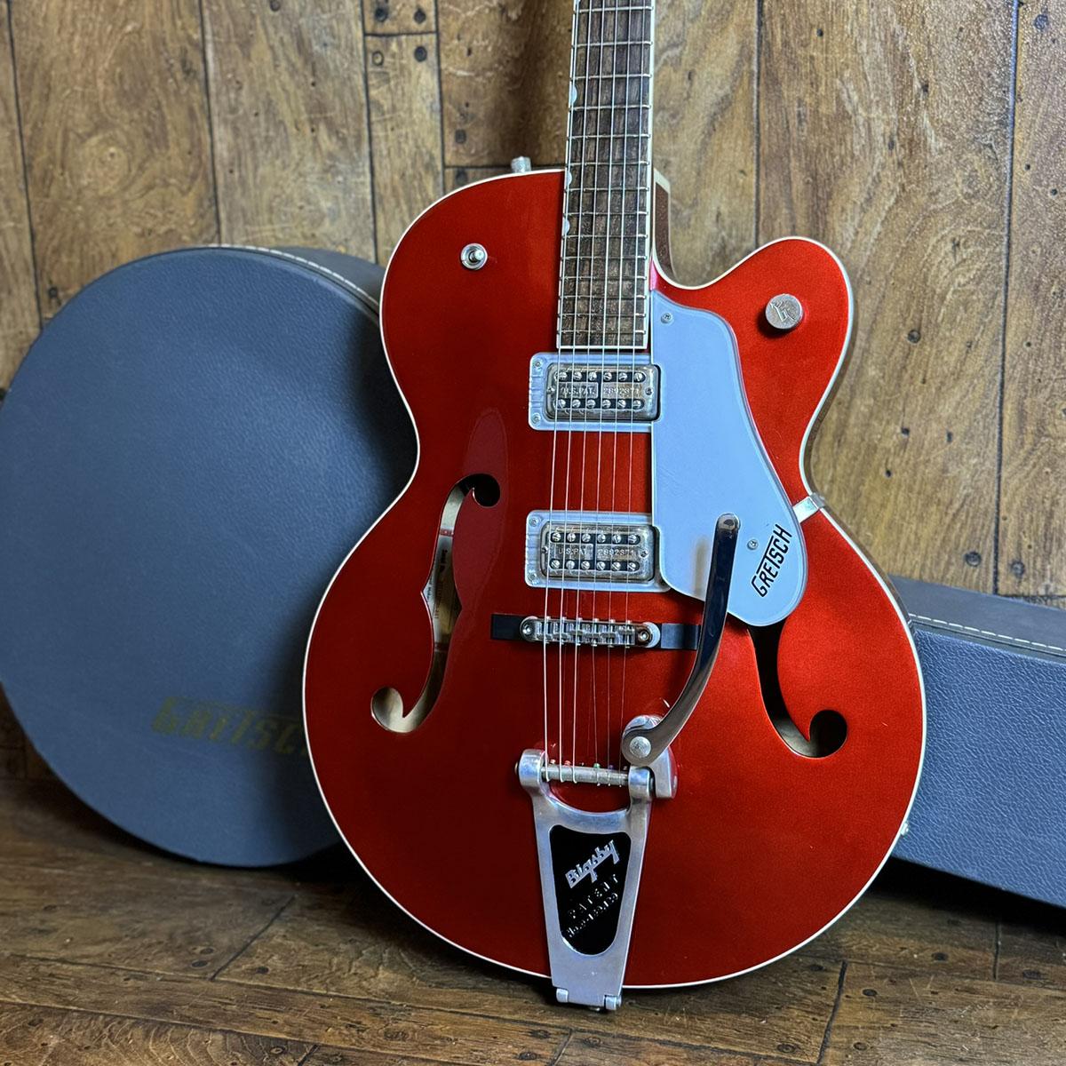 【スワロフスキー9点】　ヨット　ギター　スキー　ポット等 G6120SH Brian Setzer Hot Rod Candy Apple Red 1999 Gretsch