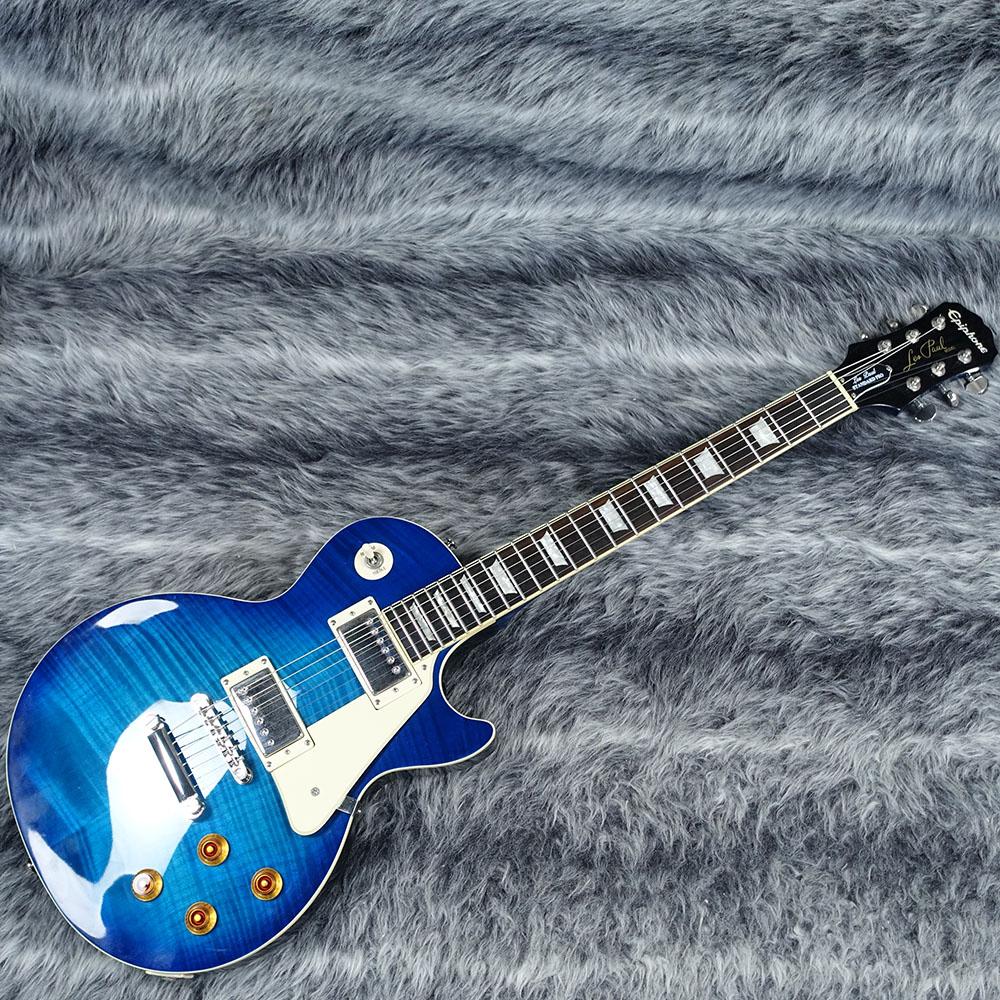 Les Paul Standard Plus Top Pro Trans Blue Epiphone エレクトリック