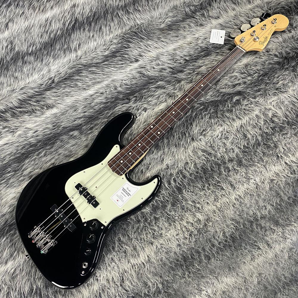 Made in Japan Traditional 60s Jazz Bass Black Fender