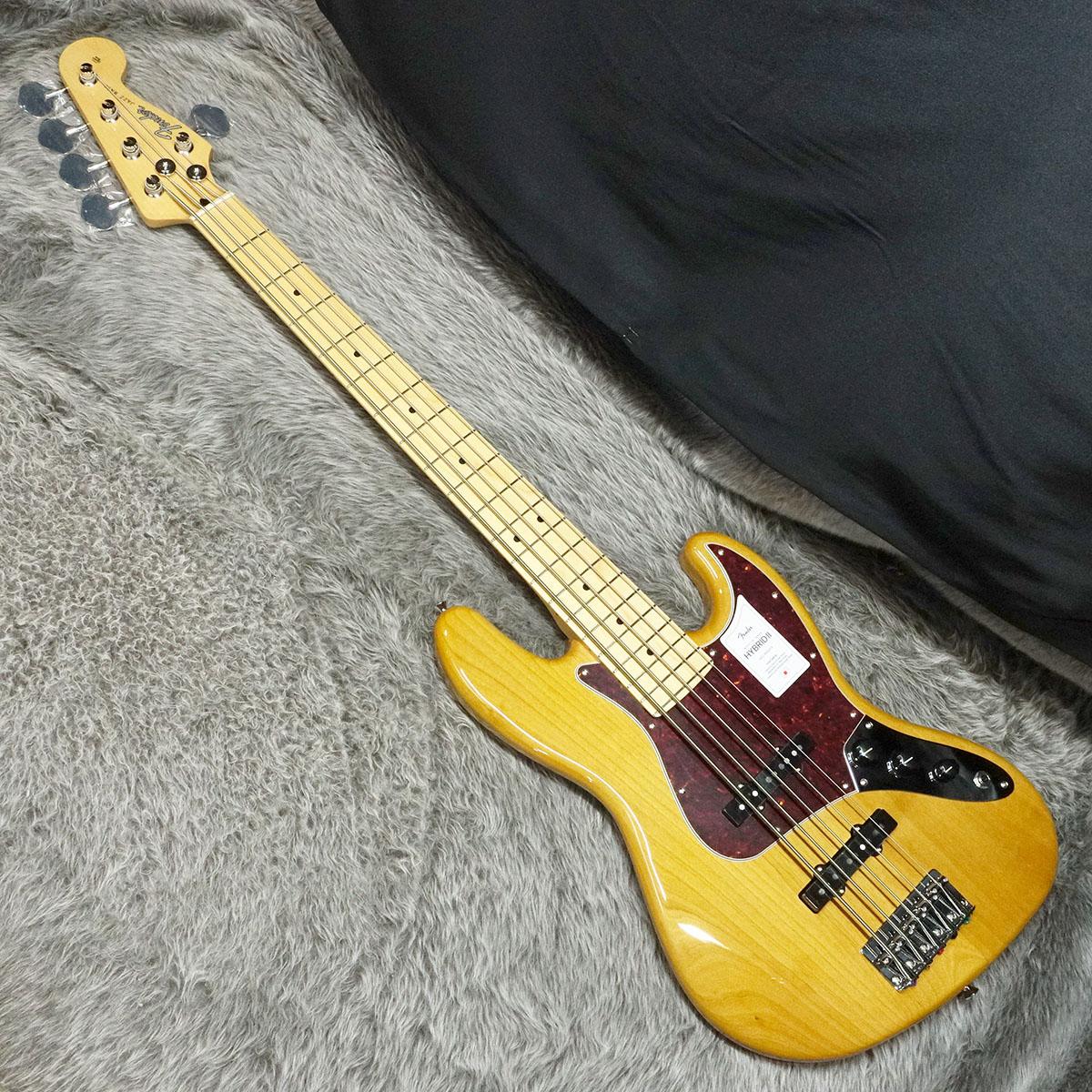 Made in Japan Hybrid II Jazz Bass V MN Vintage Natural Fender