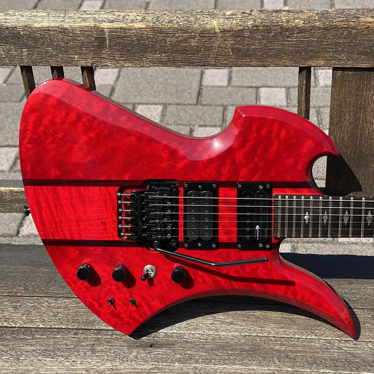 Mockingbird SL Trans Red 1997 B.C.Rich エレクトリックギター 変形