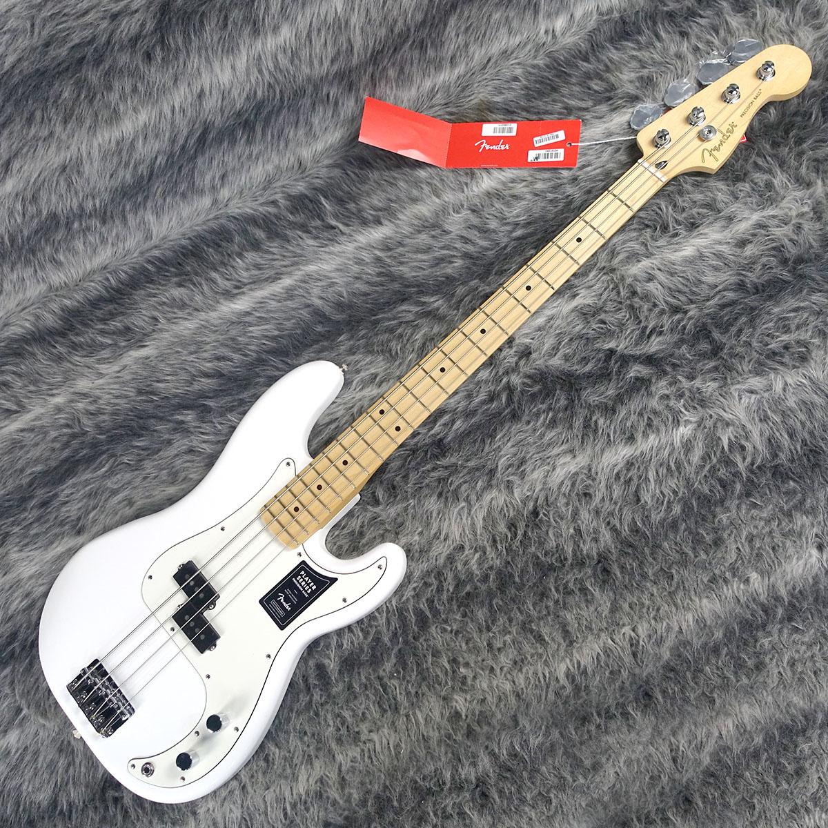 Player Precision Bass Maple Fingerboard Polar White Fender Mexico