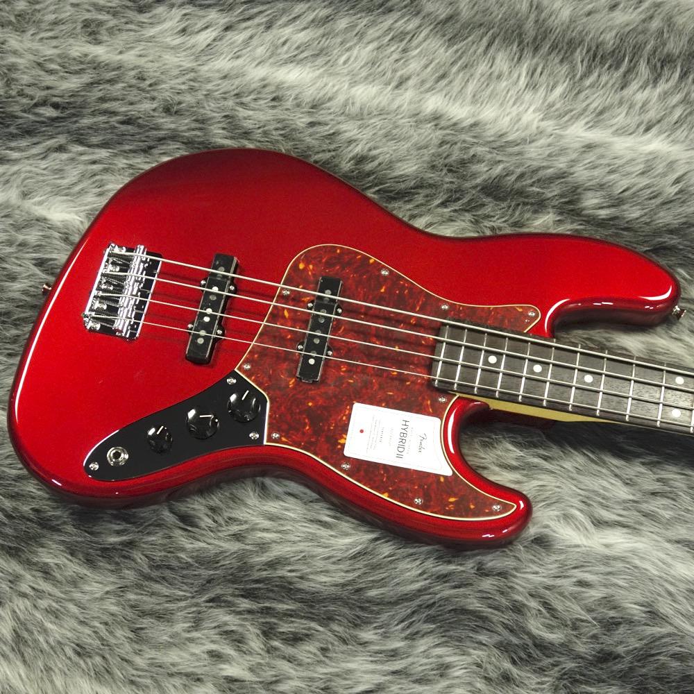 2021 Collection Made in Japan Hybrid II Jazz Bass Candy Apple Red
