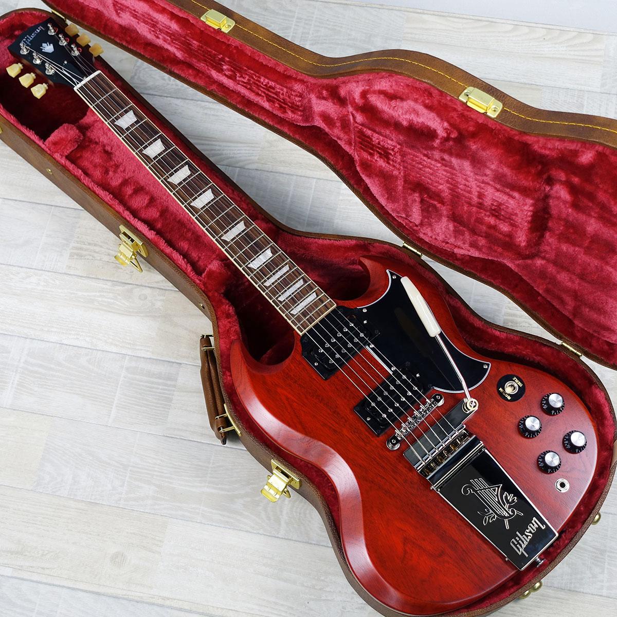 SG Standard '61 Faded Maestro Vibrola Vintage Cherry Gibson