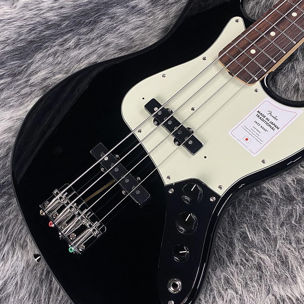 Made in Japan Traditional 60s Jazz Bass Black Fender