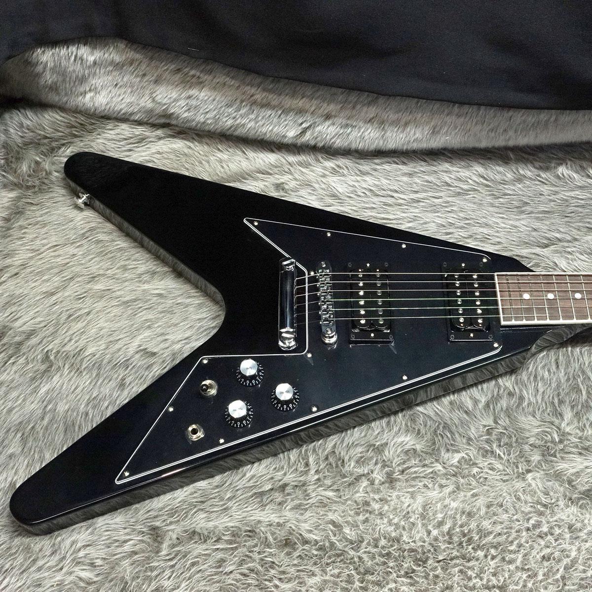 Gibson Flying V エレキギター ブラック Gibson 80s Flying V Ebony купить в интернет-магазине LaNota