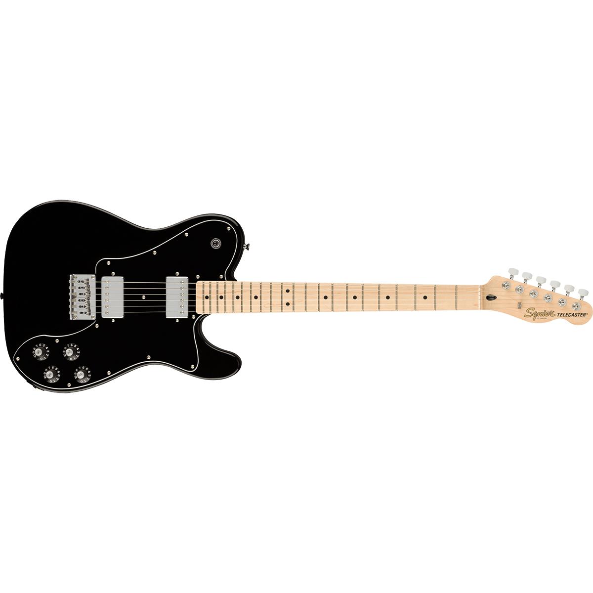 Affinity Series Telecaster Deluxe MN Black Pickguard Black Squier