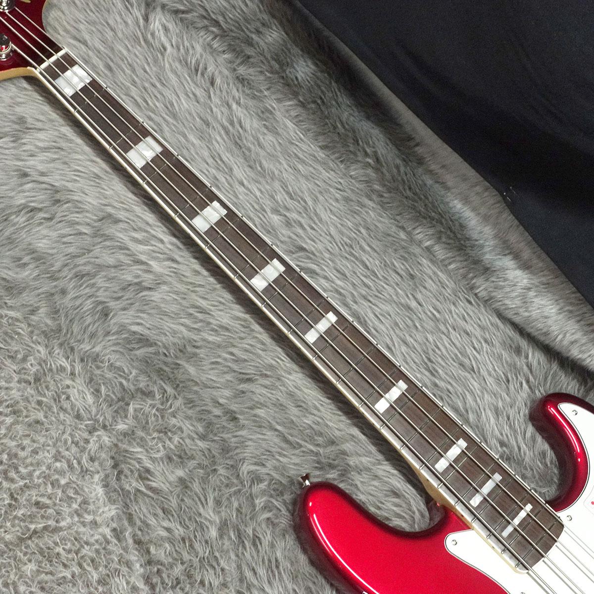 2023 Collection Heritage Late 60s Jazz Bass Candy Apple Red Fender