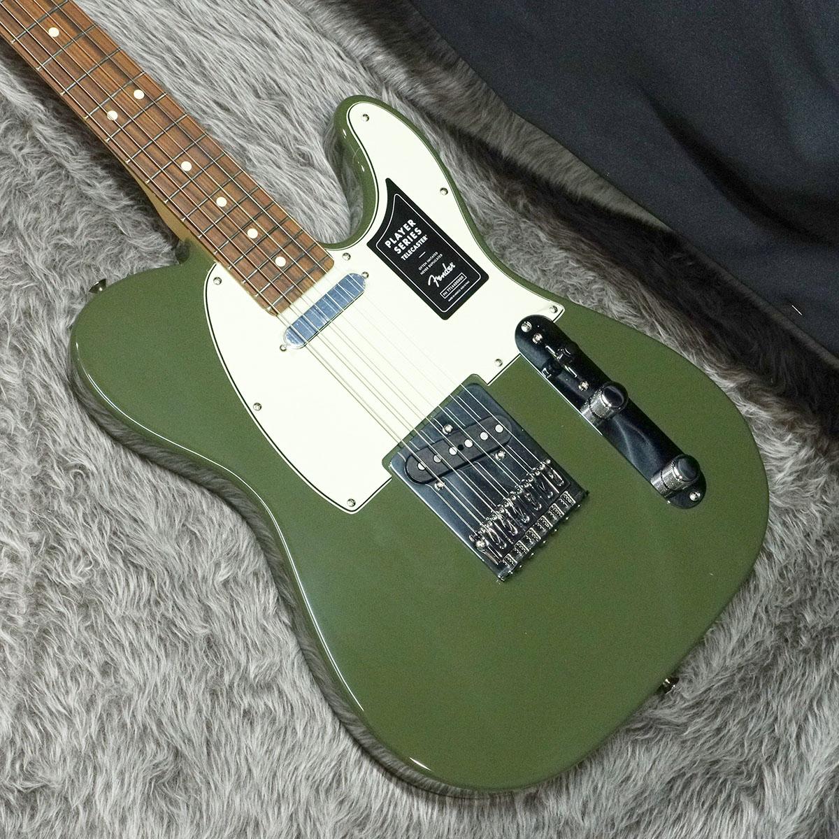 Limited Edition Player Telecaster PF Olive Fender エレクトリック