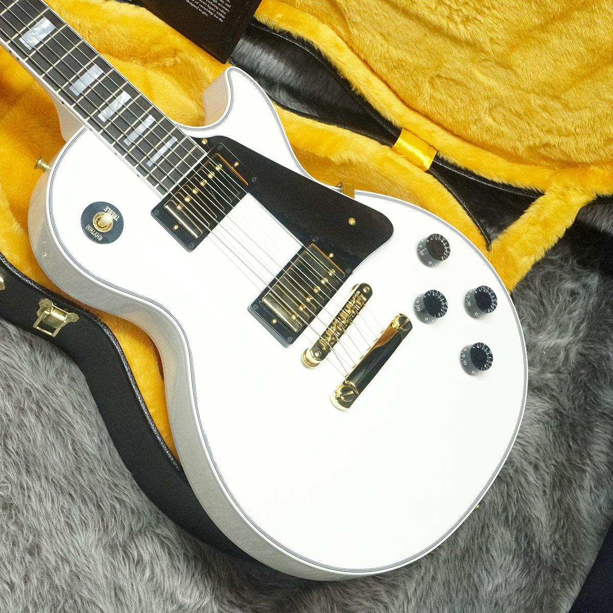 Les Paul Custom Ebony Fingerboard Alpine White Gibson Custom Shop