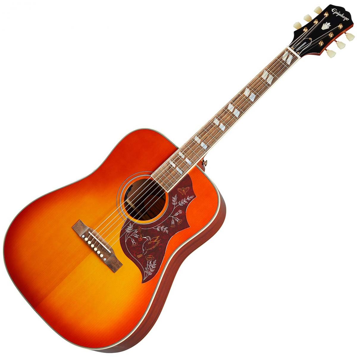 Hummingbird Aged Cherry Sunburst Gloss Epiphone エレクトリック 