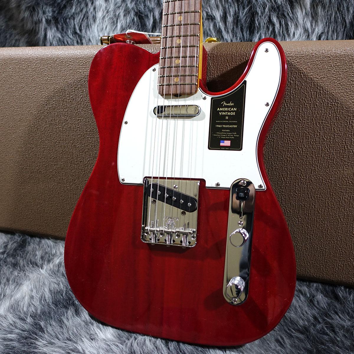 American Vintage II 1963 Telecaster Crimson Red Transparent Fender 