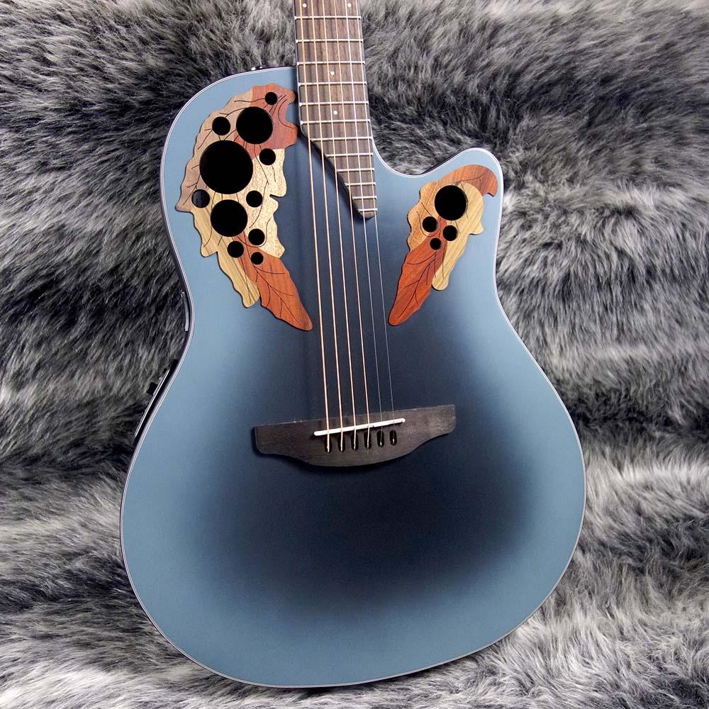 楽器 Ovation / Celebrity Elite CE44-RBB Reverse Blue Burst Ovation Celebrity Elite CE44-RBB Mid-Depth Acoustic-Electric