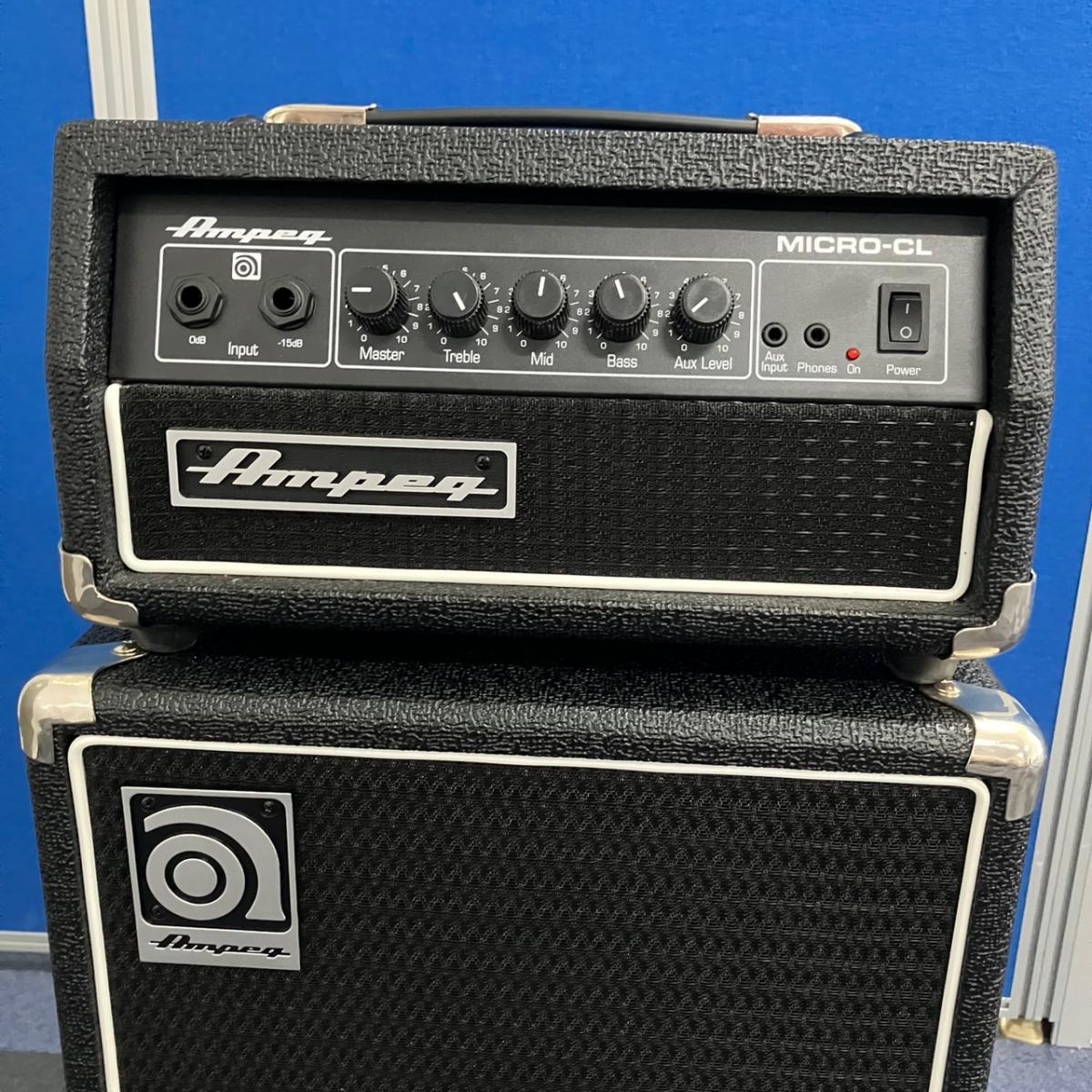 AMPEG Micro CL Stack ベースアンプ Amazon.com: Ampeg Micro CL 100-watt Bass Amplifier Stack