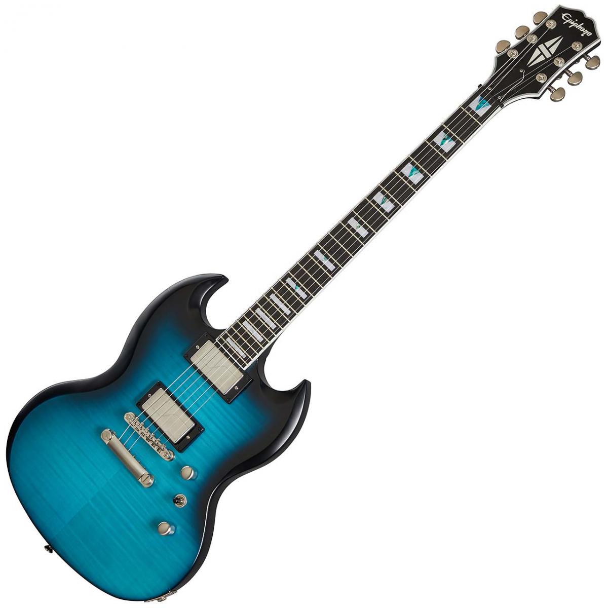Epiphone Prophecy SG Blue Tiger Aged Gloss <エピフォン>｜平野楽器 