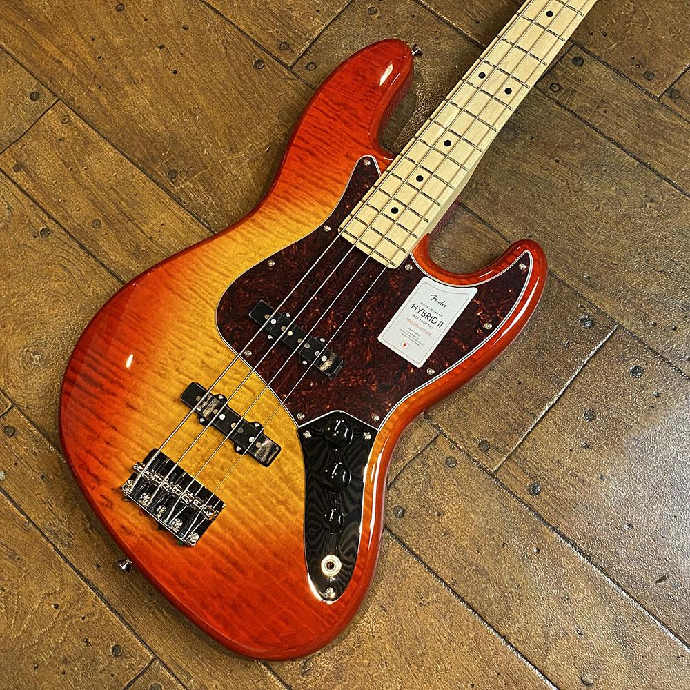 Fender 2024 Collection Made in Japan Hybrid II Jazz Bass Flame Sunset  Orange Transparent｜平野楽器 ロッキン オンラインストア