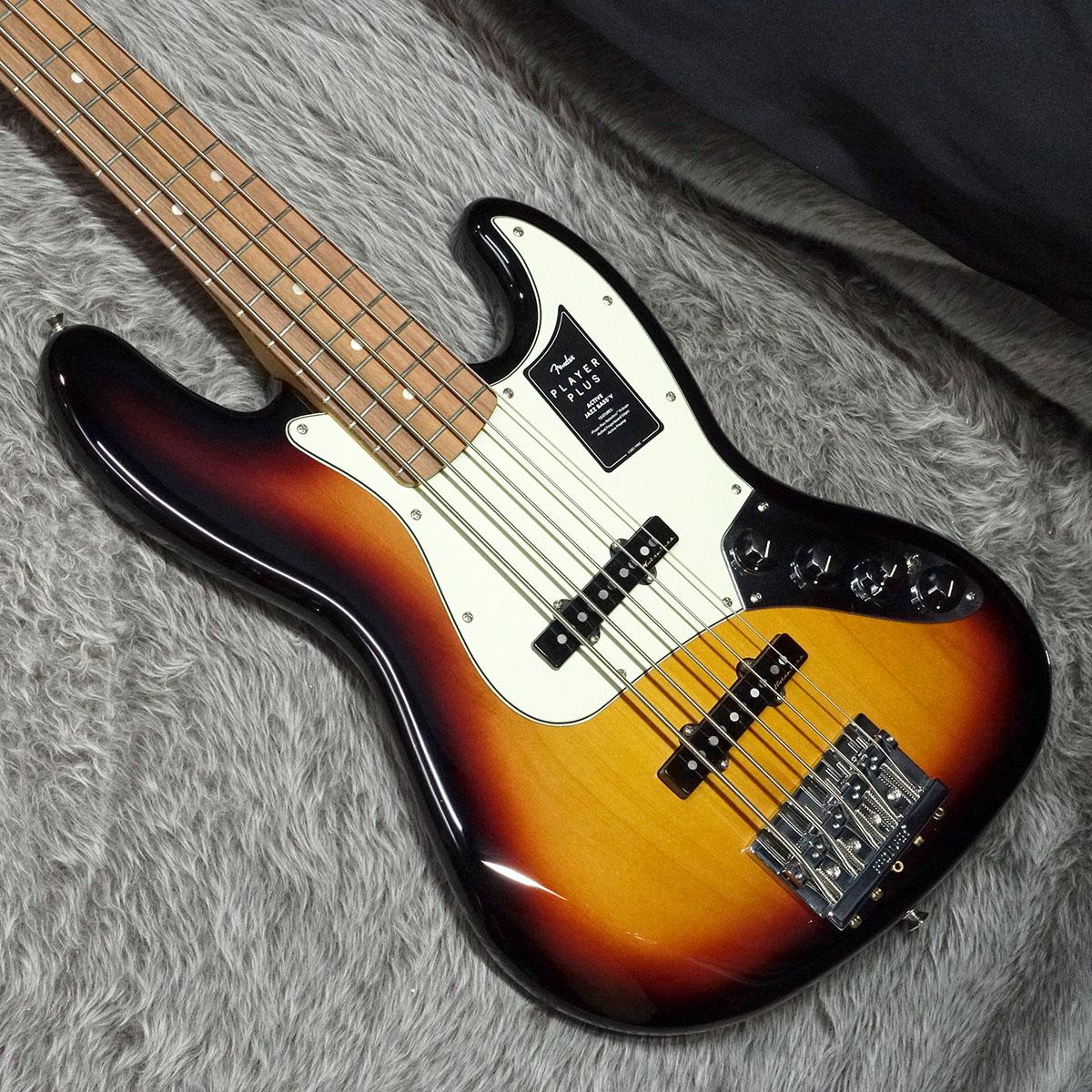 Fender Player Plus Jazz Bass V PF 3-Tone Sunburst｜平野楽器