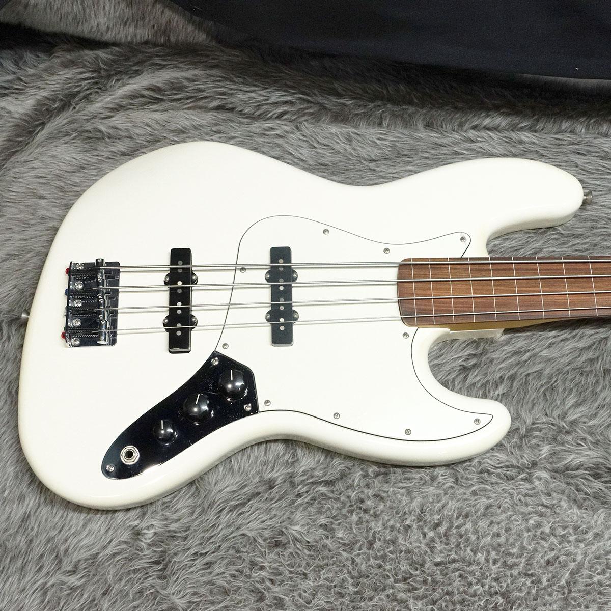 Fender Player Jazz Bass PF Fretless Polar White｜平野楽器 ロッキン オンラインストア