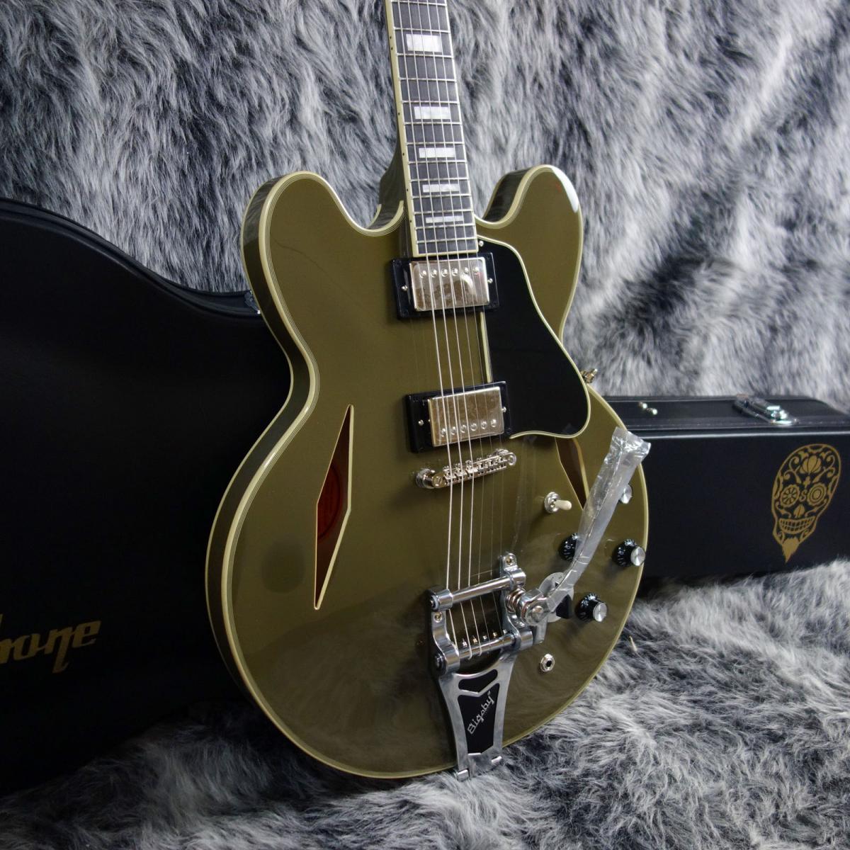 Shinichi Ubukata ES-355 Custom Bigsby ver.02 Olive Drab