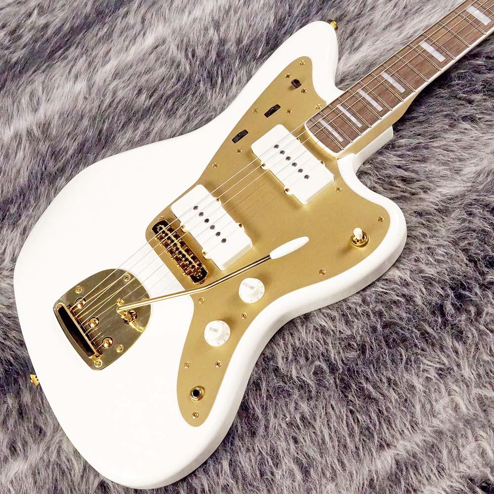 Squier 40th Anniversary Jazzmaster Gold Edition Olympic White <スクワイア>｜平野楽器  ロッキン オンラインストア