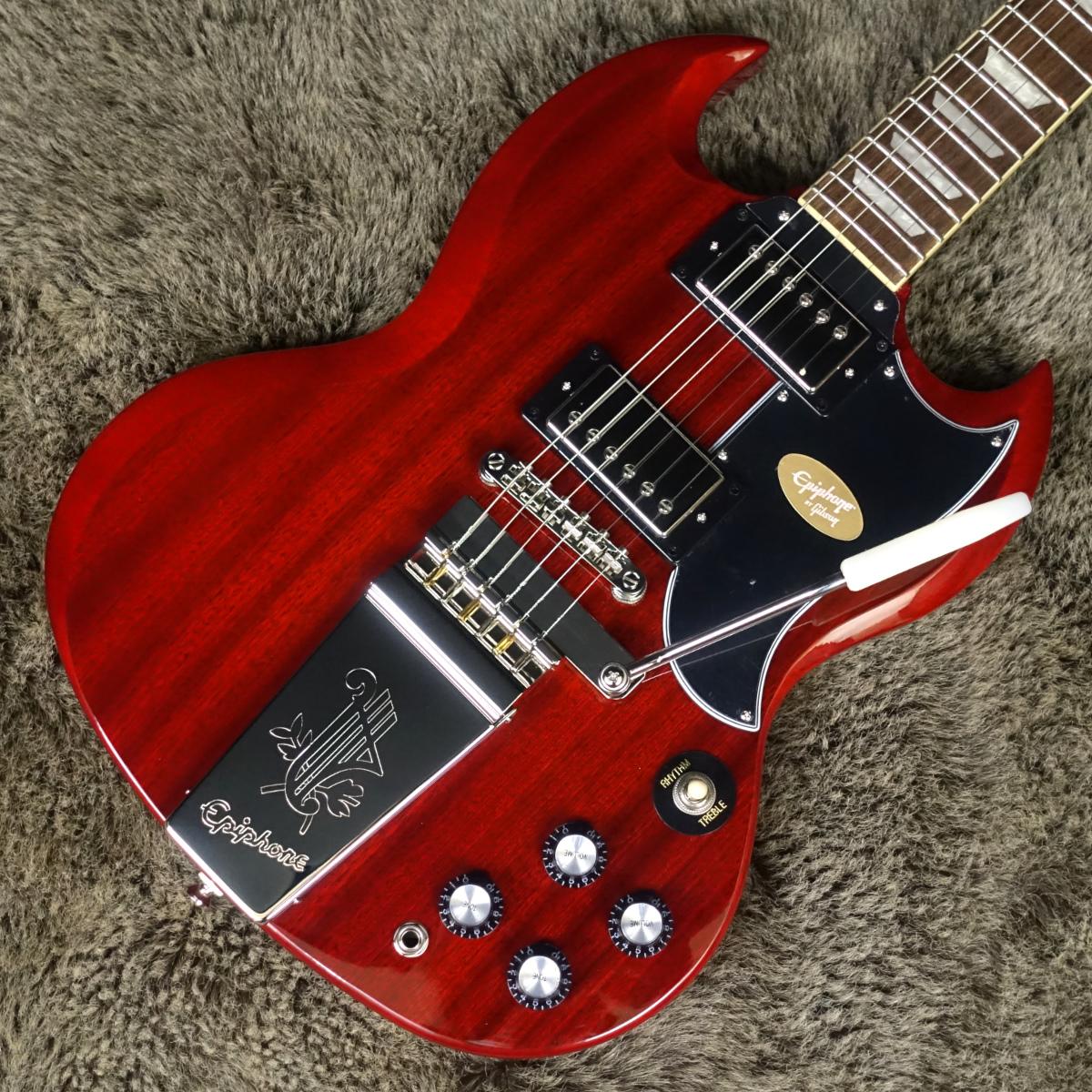 Epiphone SG Standard 60s Maestro Vibrola Vintage Cherry