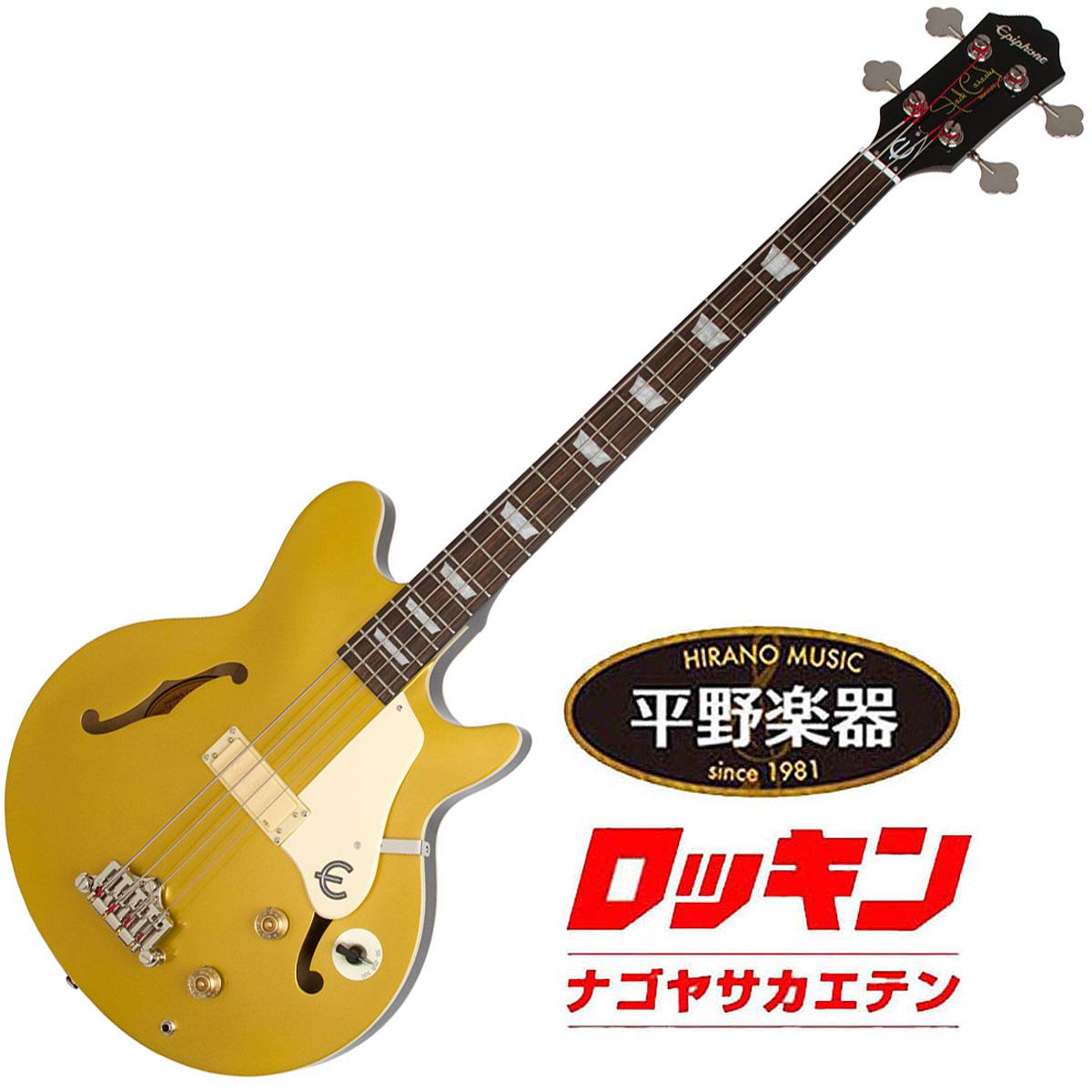 Epiphone Jack Casady Bass Metallic Goldtop <エピフォン>｜平野楽器 