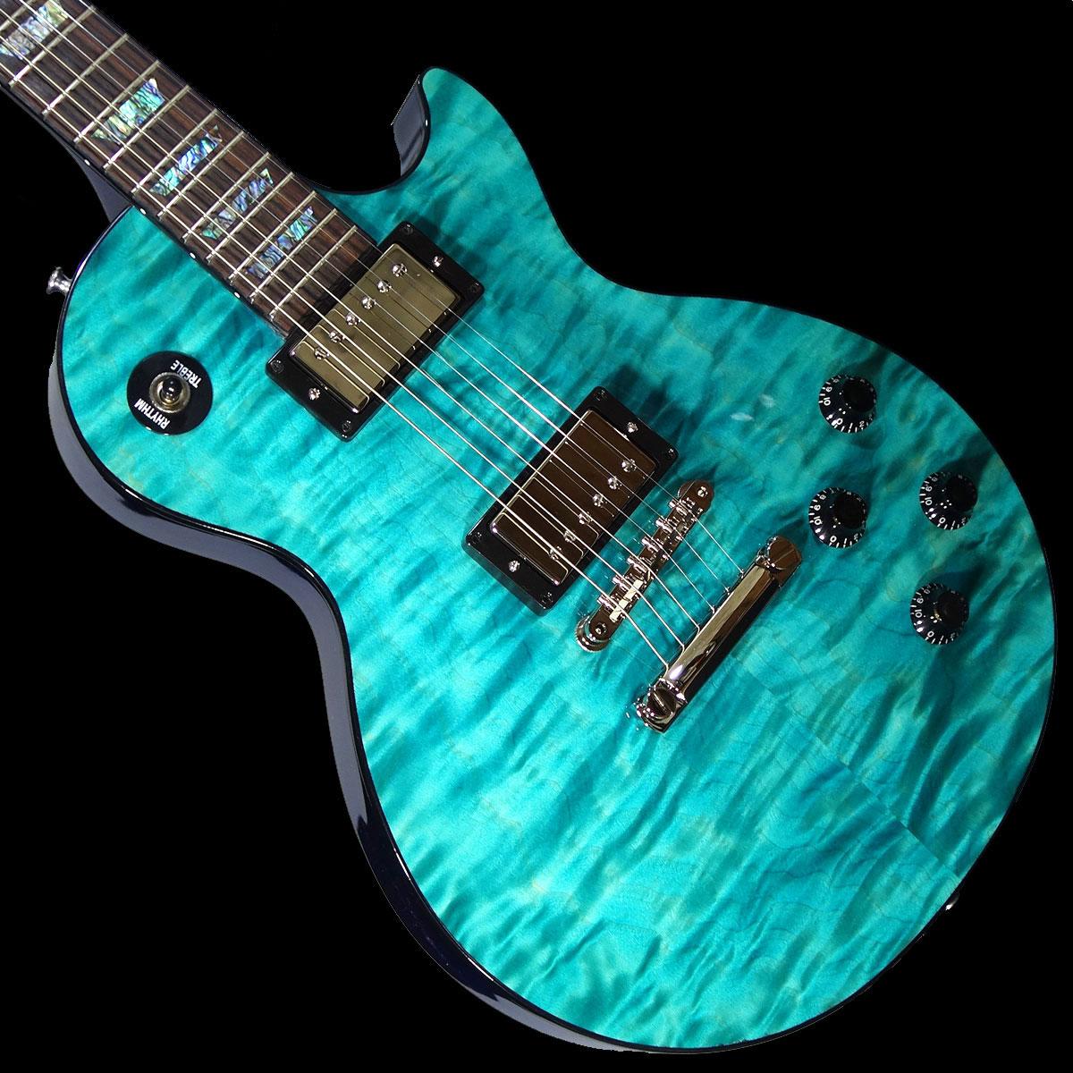 Gibson Custom Shop Les Paul Class 5 Quilt M2M Aqua Blue☆現地材 