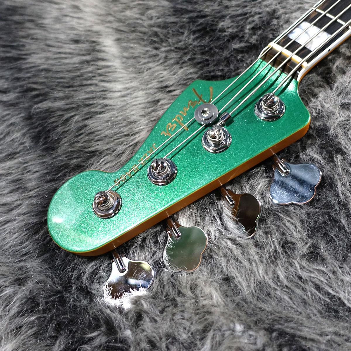 Fender American Ultra Jazz Bass Ebony Fingerboard, Mystic Pine Green｜平野楽器  ロッキン オンラインストア