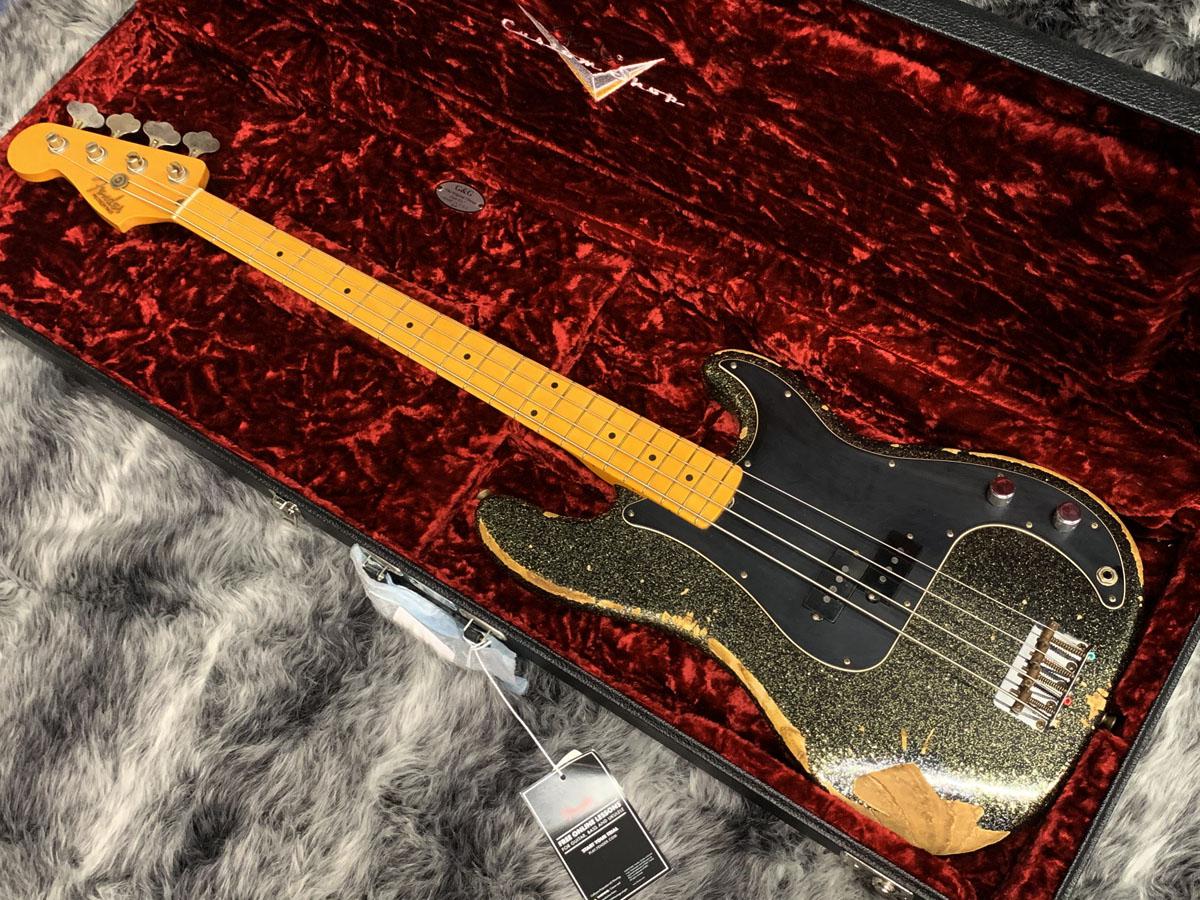 即日発送】 Fender J Precision Bass Black Gold LUNA SEA Jモデル