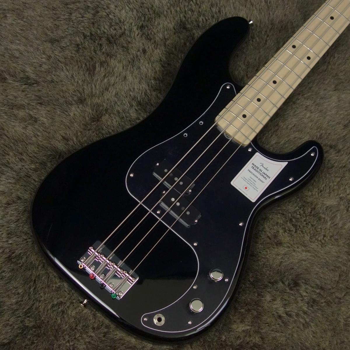 Fender 2021 Collection MIJ Traditional 70s Precision Bass Black