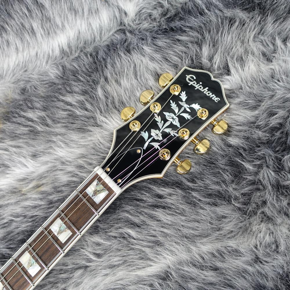 エピフォン　エレキギター ナチュラル　トラ目 Epiphone Shinichi Ubukata ES-355 Ver.02 Ebony エレキギター