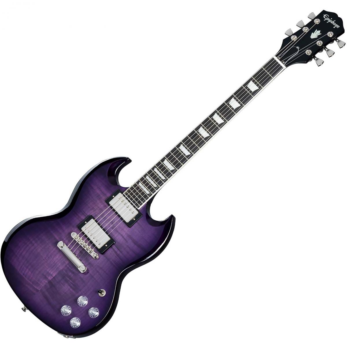 Epiphone SG Modern Figured Purple Burst <エピフォン>｜平野楽器 