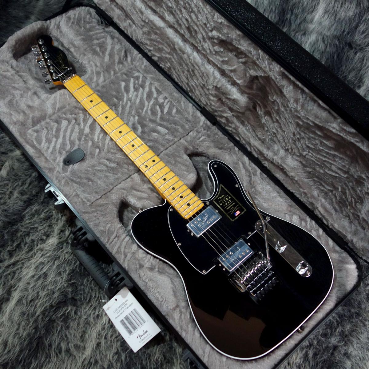 Fender USA American Ultra Luxe Telecaster Floyd Rose HH Maple Fingerboard  Mystic Black <フェンダーユーエスエー>｜平野楽器 ロッキン オンラインストア