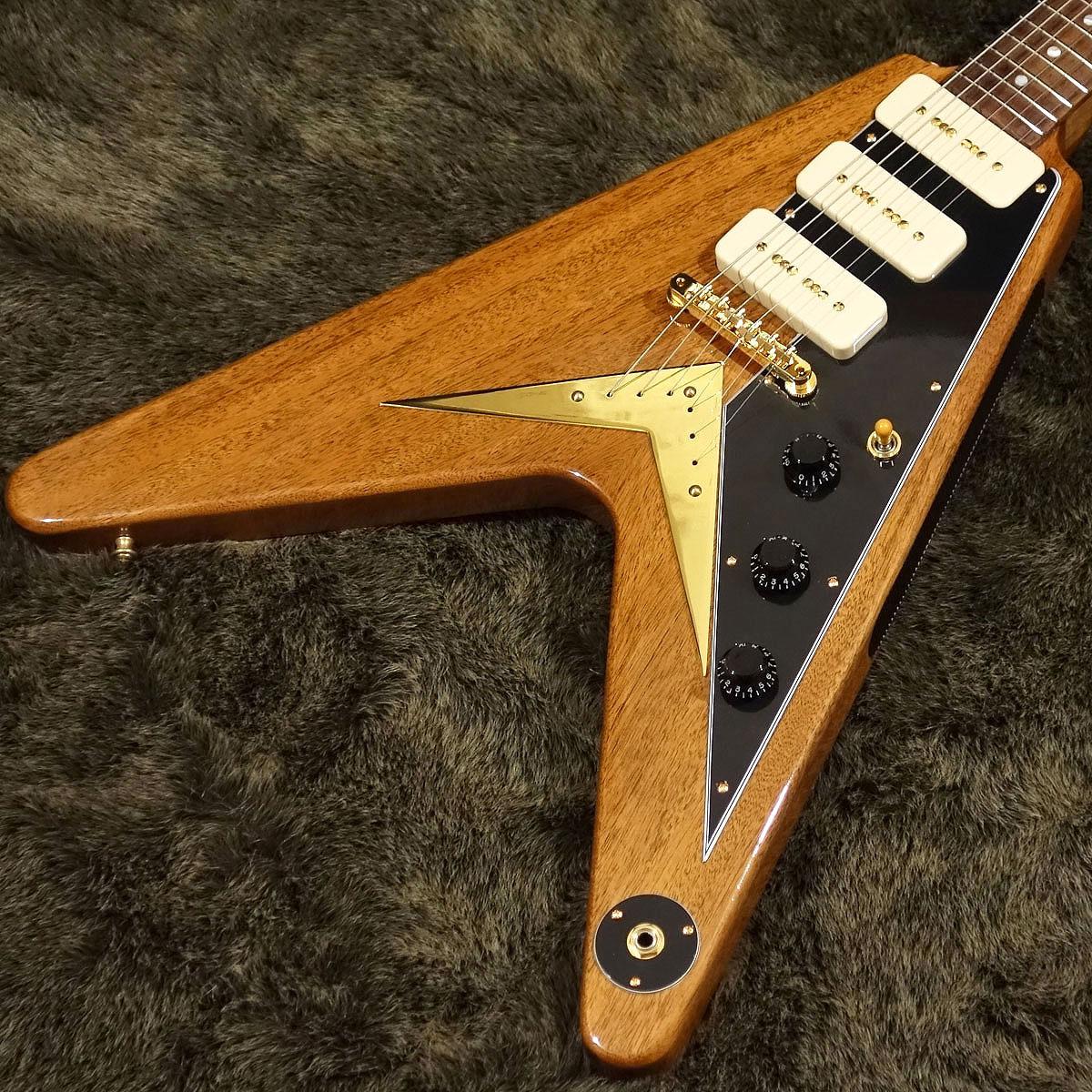 Gibson Custom Shop 1959 Mahogany Flying V w/3 P-90's M2M Antique