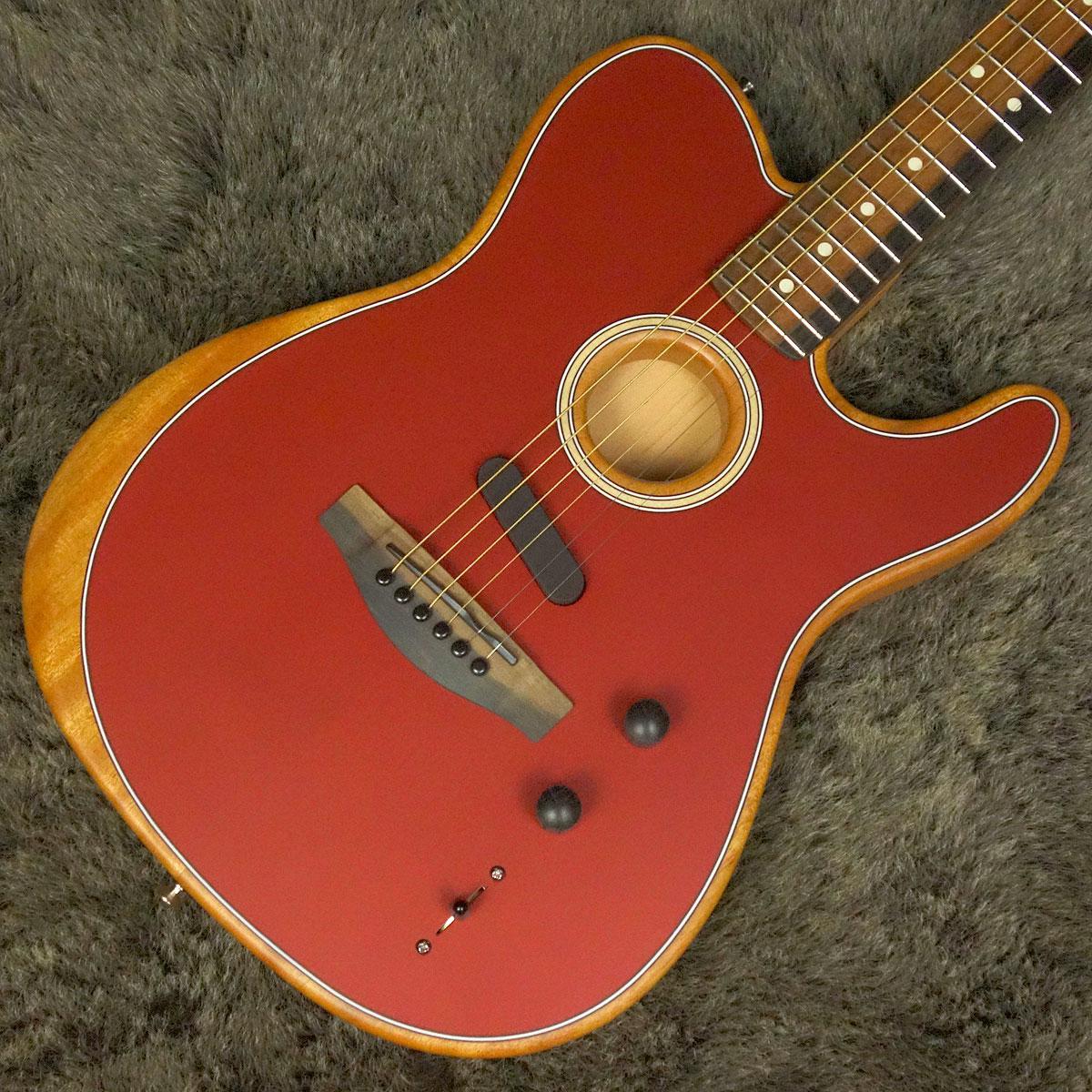 Fender American Acoustasonic Telecaster Crimson Red｜平野楽器