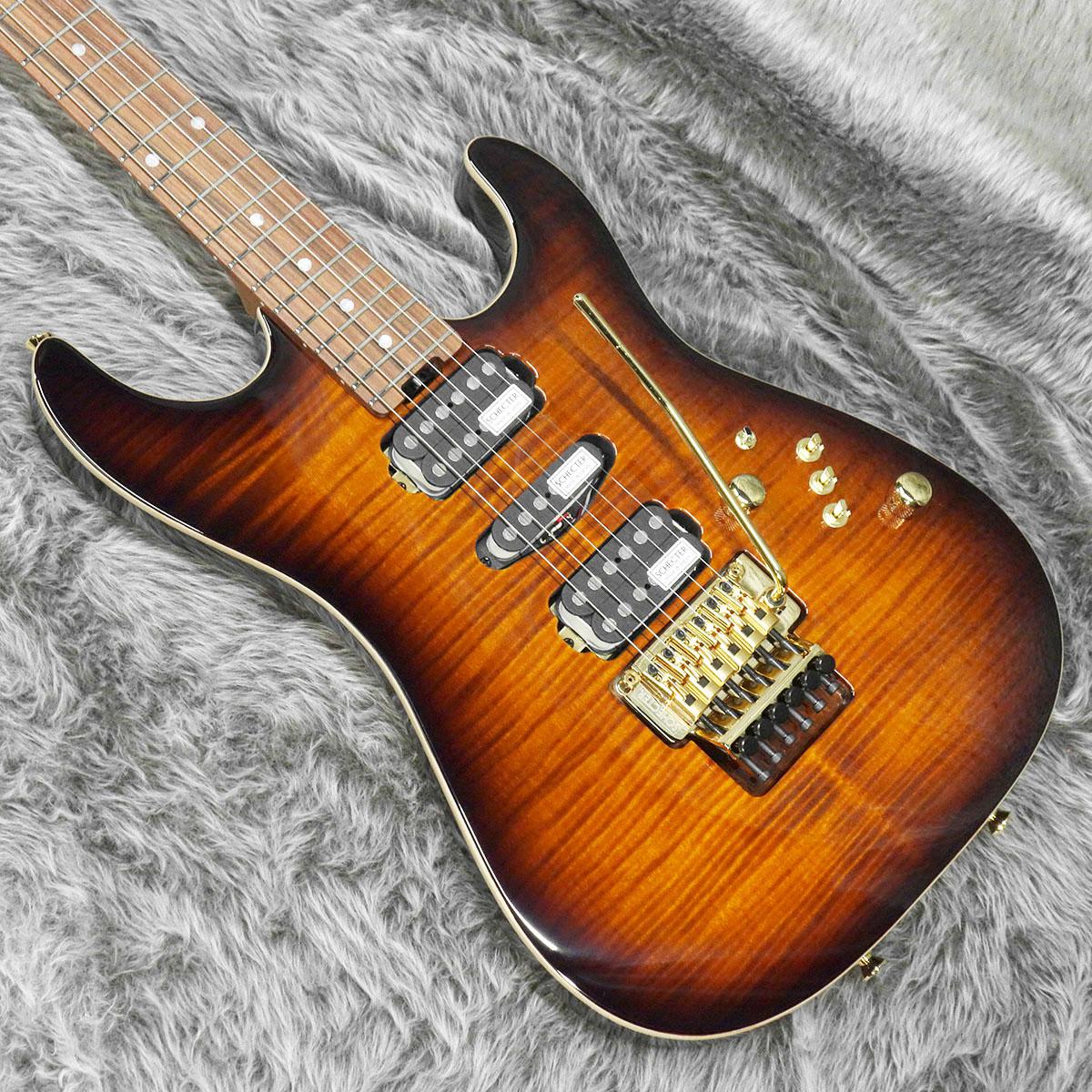 SCHECTER NV-3-22-AL Flame Maple Top Tyger Eye Burst <シェクター