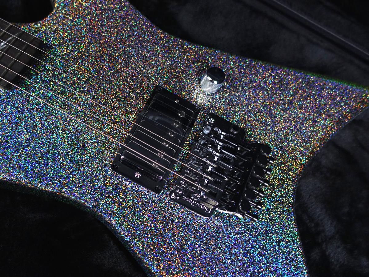 KRAMER Lzzy Hale Voyager Black Diamond Holographic Sparkle