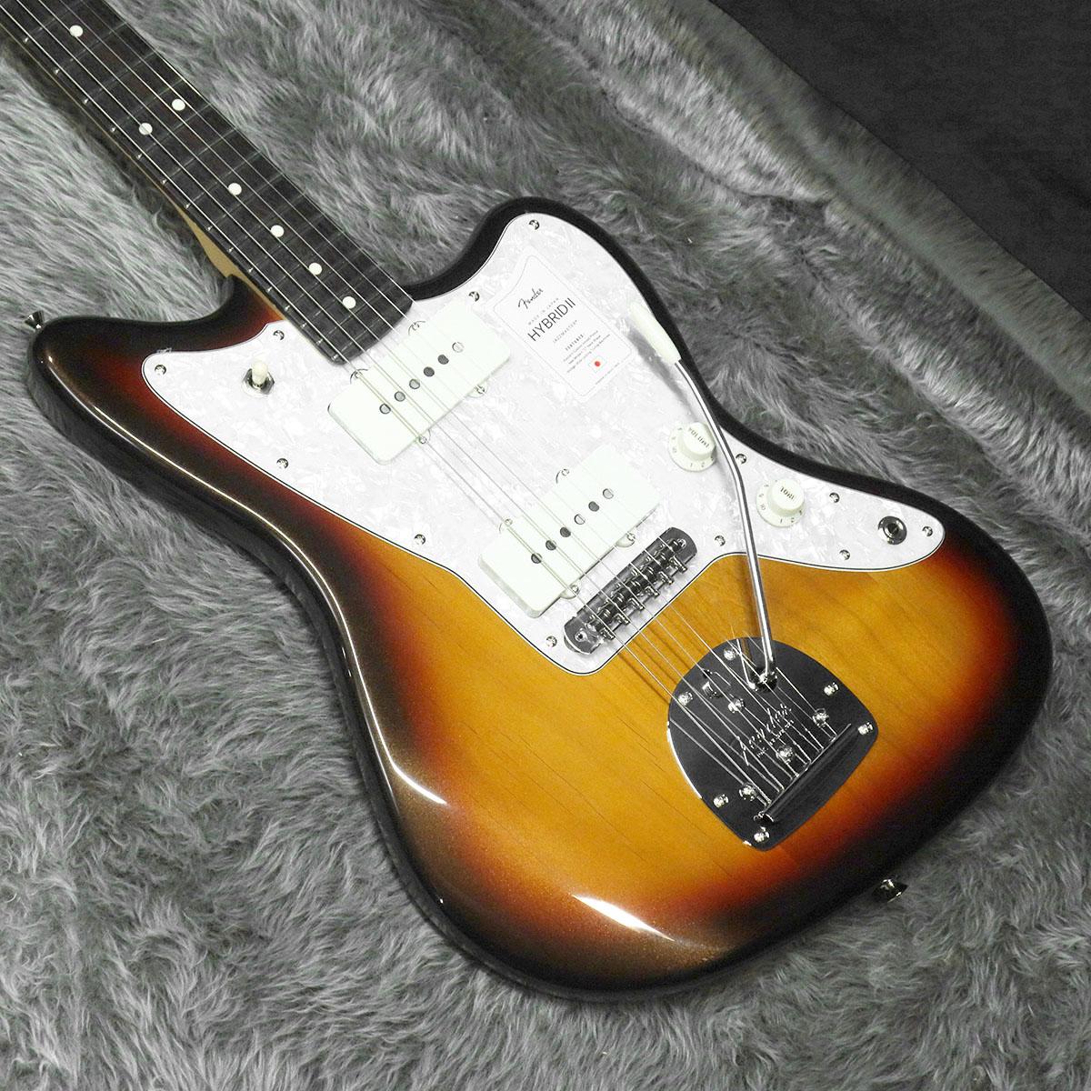 Fender Made In Japan Hybrid II Jazzmaster RW Metallic 3-Color
