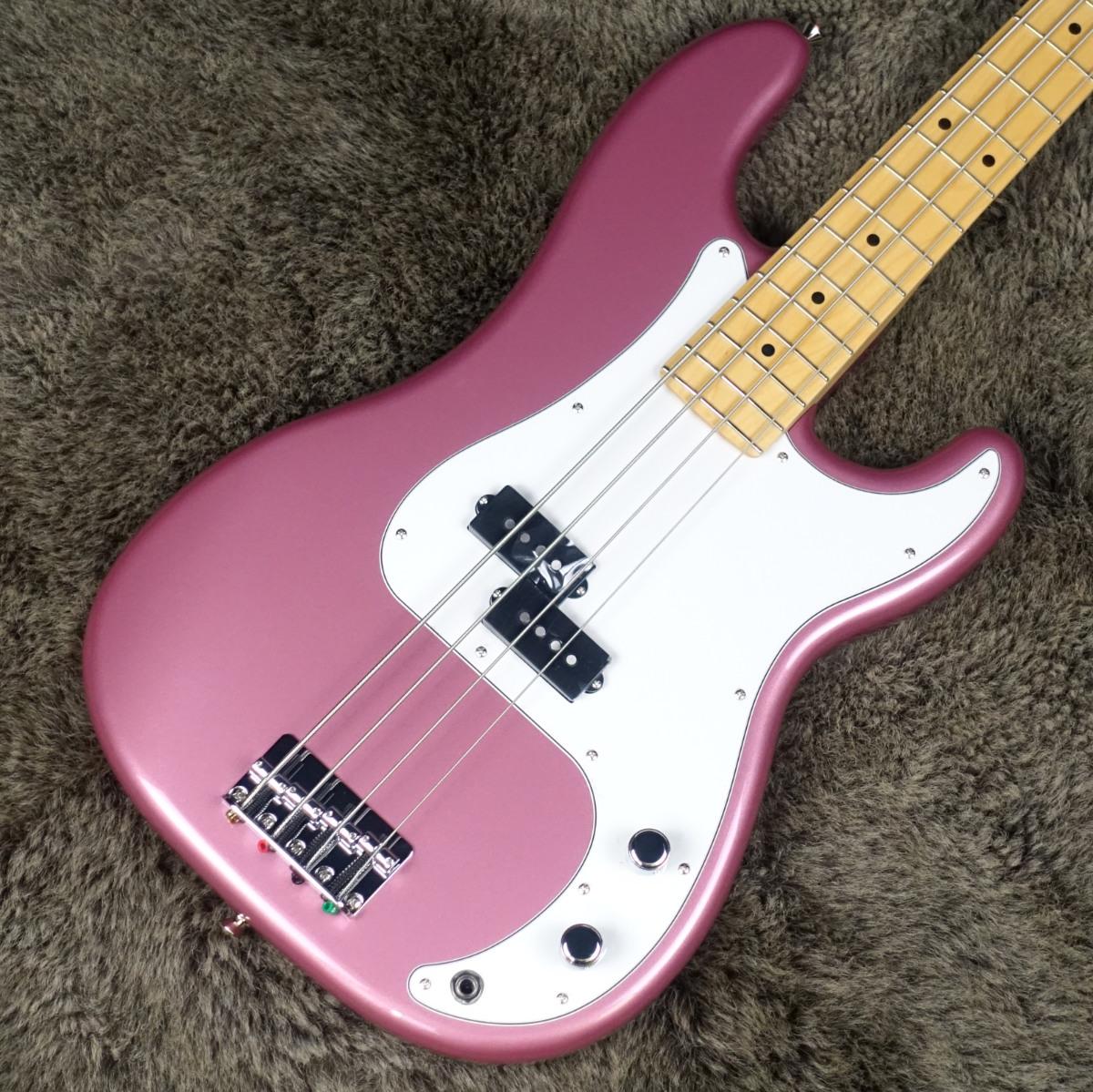 Fender Made In Japan Hybrid II Precision Bass Burgundy Mist