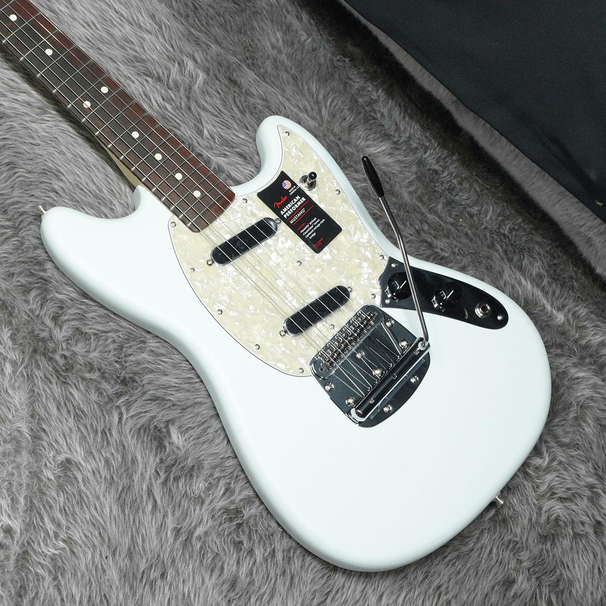 Fender American Performer Mustang RW Sonic Blue｜平野楽器 ロッキン