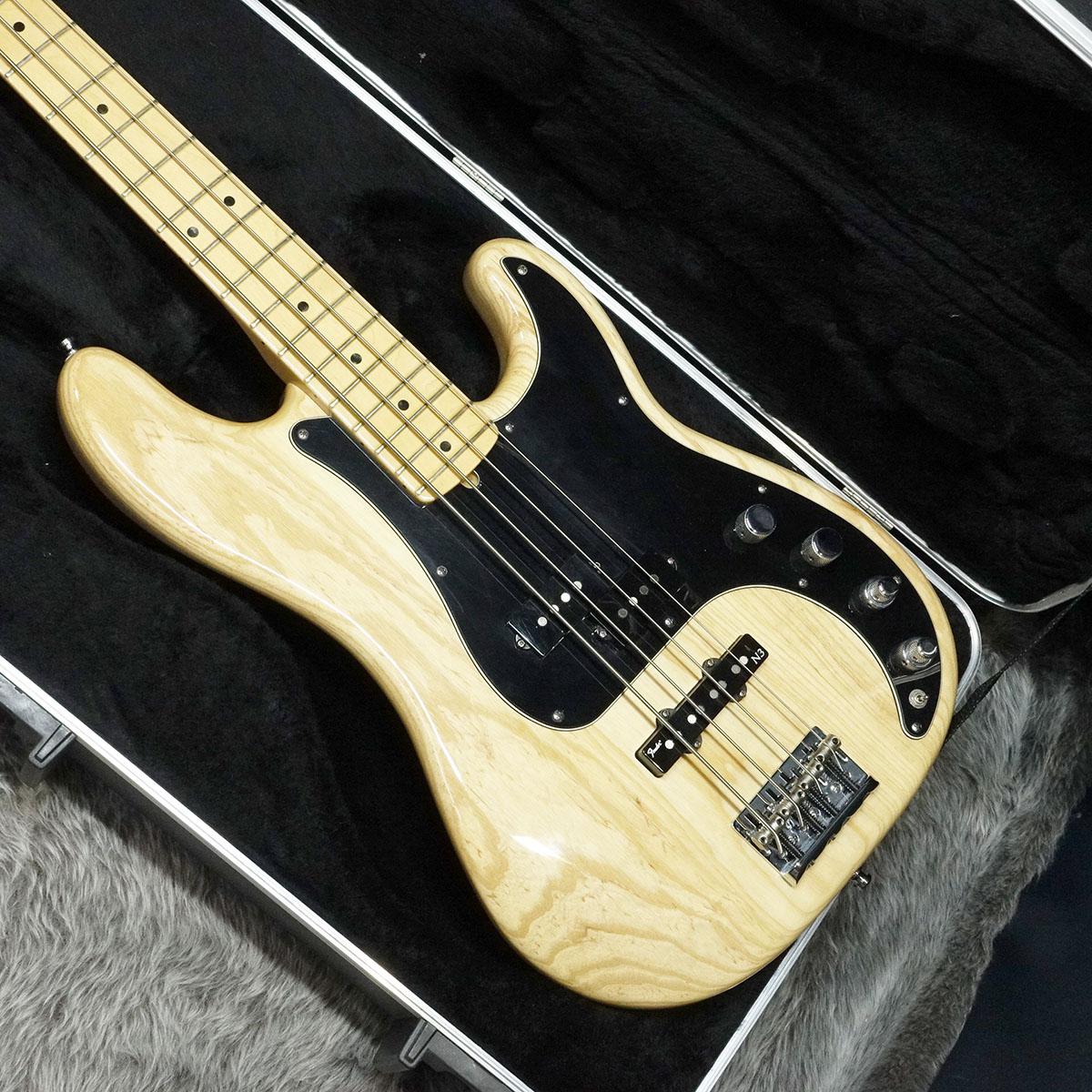 Fender USA American Deluxe Precision Bass Ash MN Natural