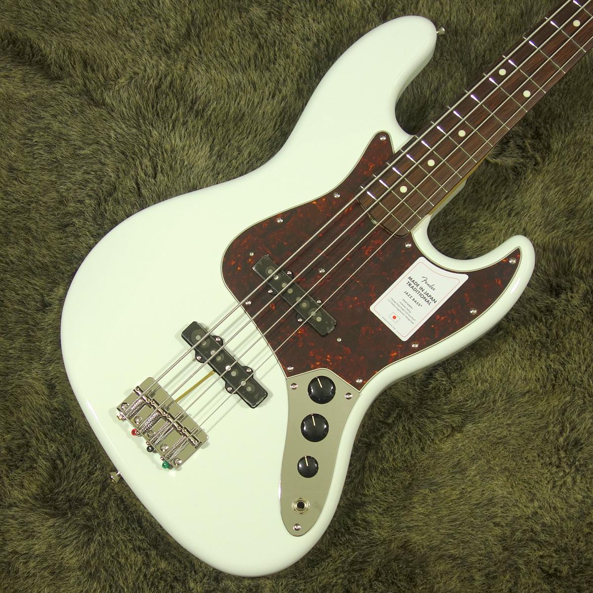 Fender Japan Made In Japan Traditional s Jazz Bass Olympic White
