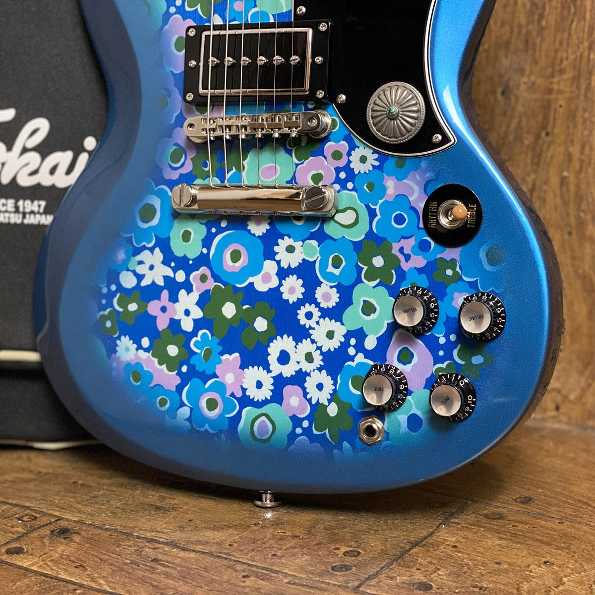Tokai 東海楽器★日本製Blue Flower★特注オーダー品★世界に1本 Tokai 東海楽器☆日本製Blue Flower☆特注オーダー品☆世界に1本