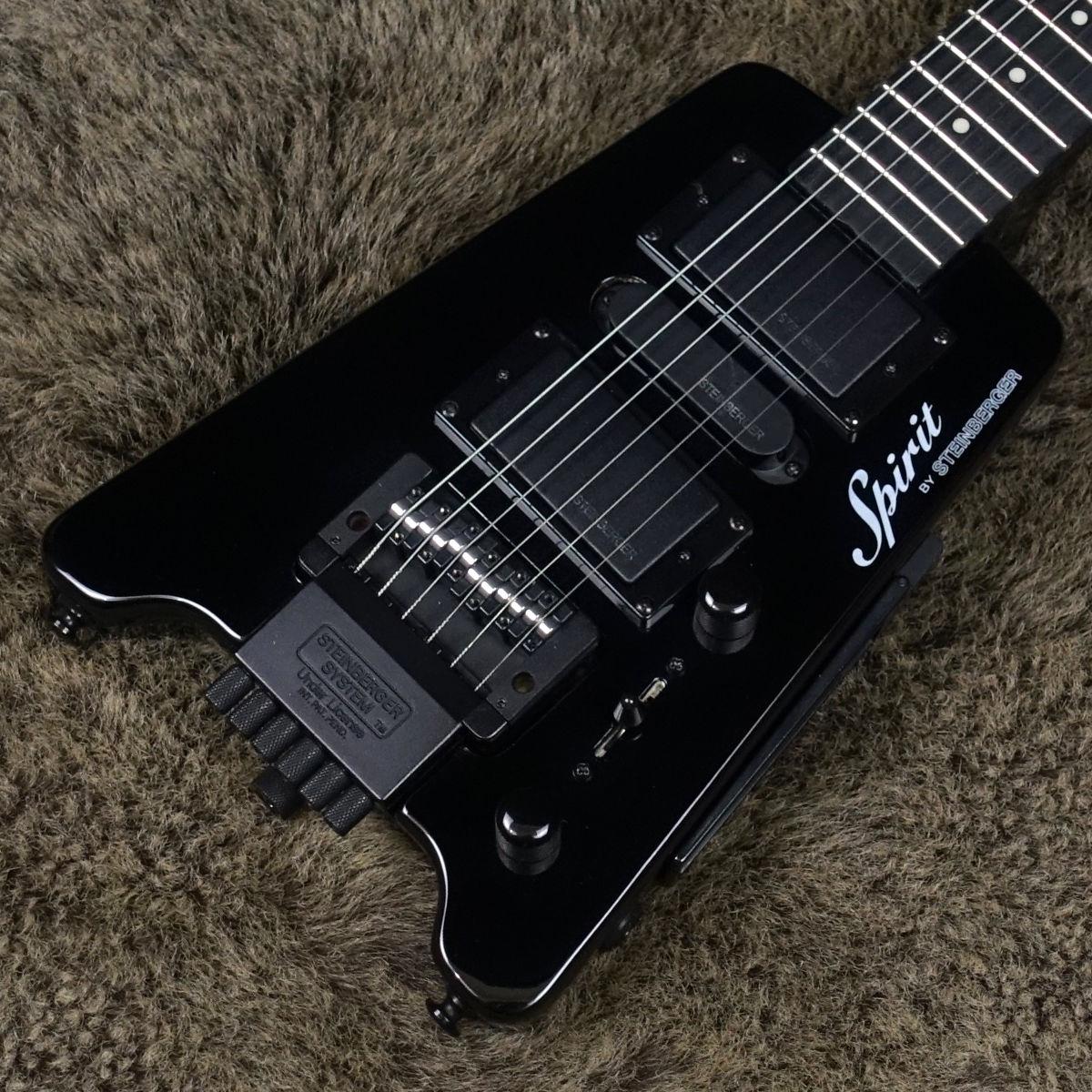 Steinberger Spirit GT-Pro Deluxe Black【ストリングアダプター付属