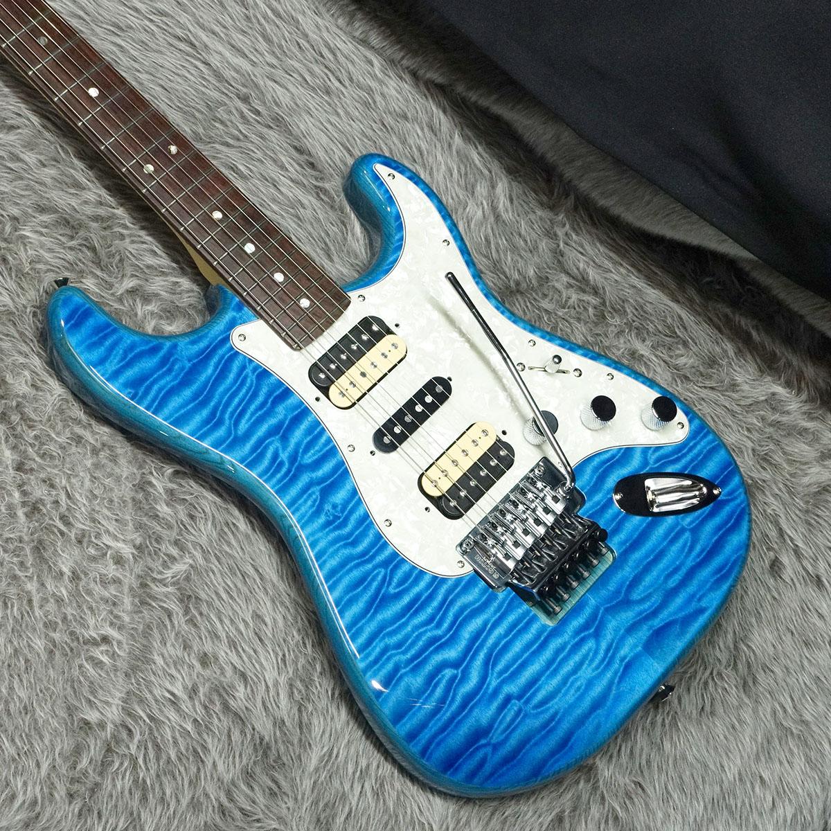Michiya Haruhata Stratocaster RW Caribbean Blue Trans