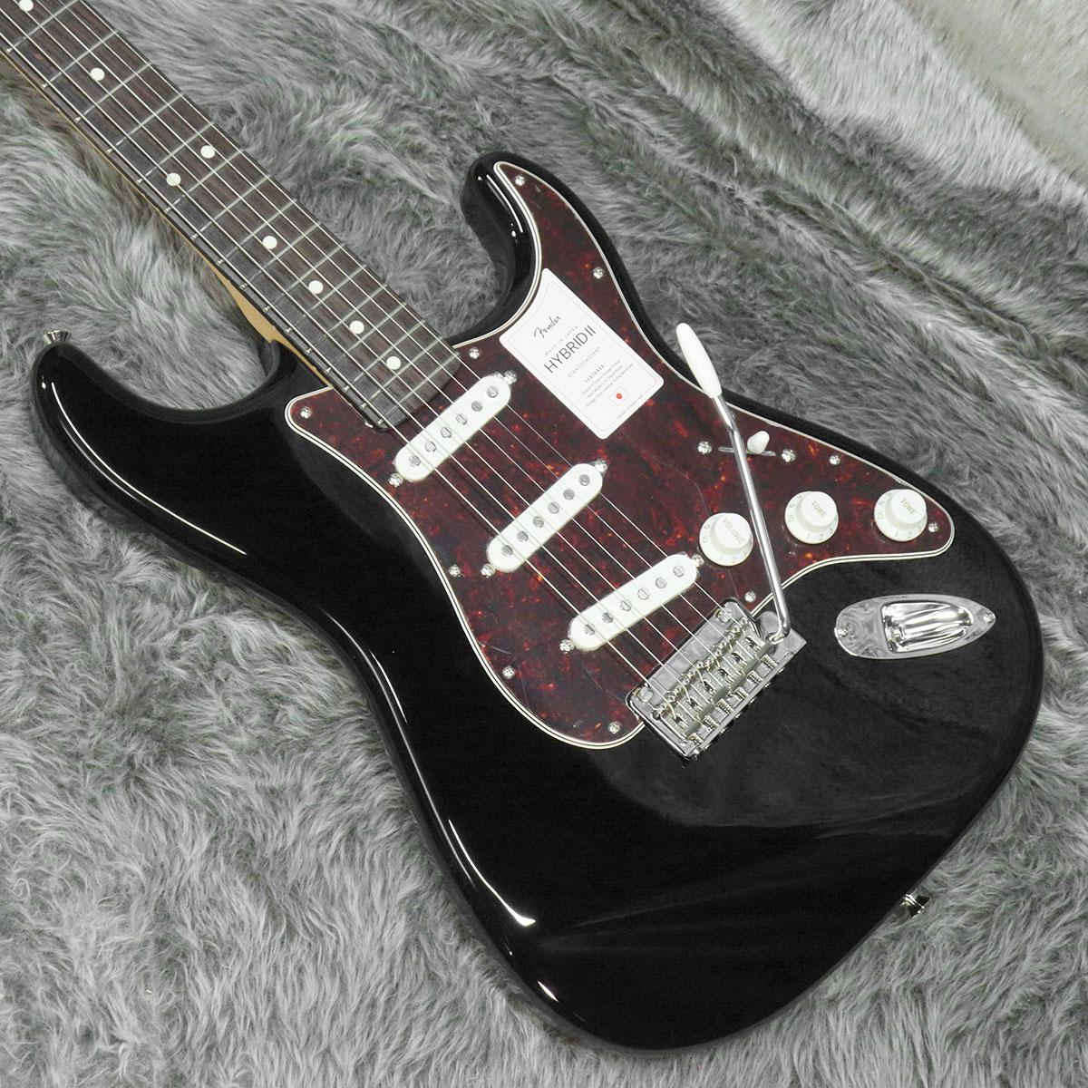 Fender Made in Japan Hybrid II Stratocaster RW Black｜平野楽器