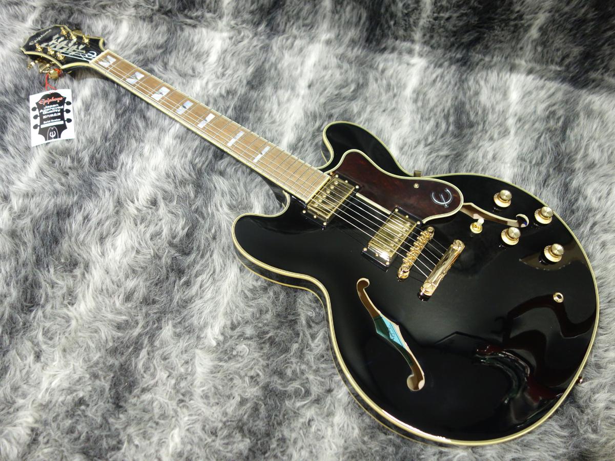 Epiphone Sheraton II Pro Ebony <エピフォン>｜平野楽器 ロッキン