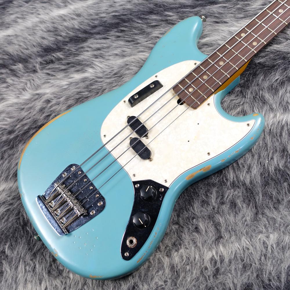 Fender Mexico Jmj Road Worn Mustang Bass Faded Daphne Blue ｜hirano Music Online Store 1701