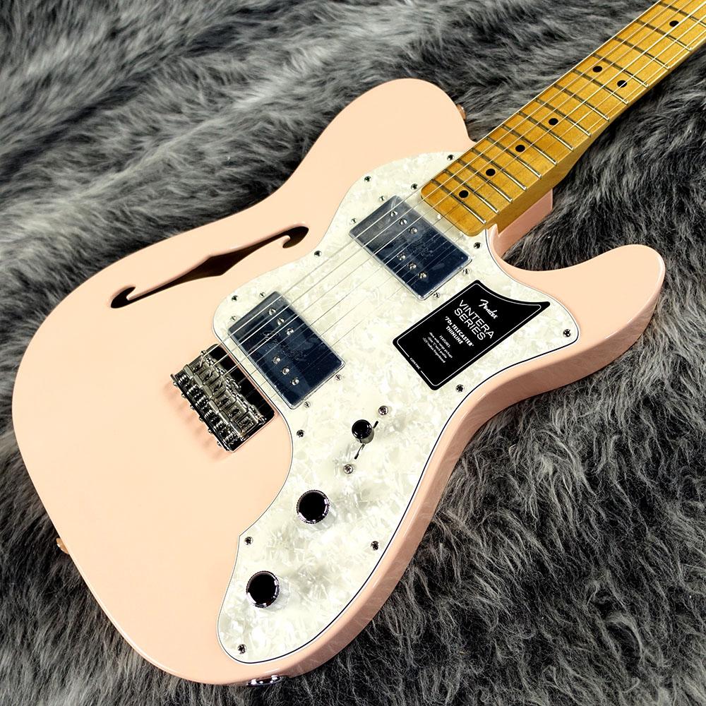 Fender Limited Edition Vintera 70s Telecaster Thinline Shell Pink